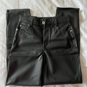 Zara faux leather pants